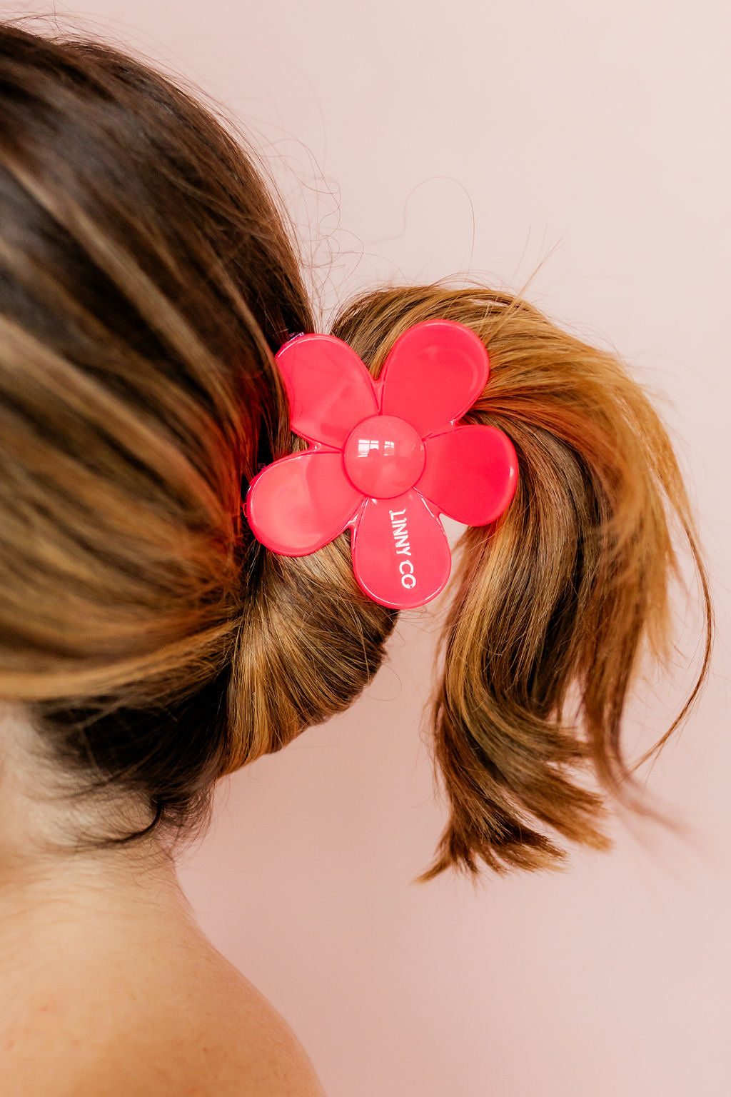 Hair Clip - Gigi - Neon Pink