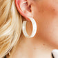 Ashley - Medium Hoop - Champagne Sparkle - Earrings