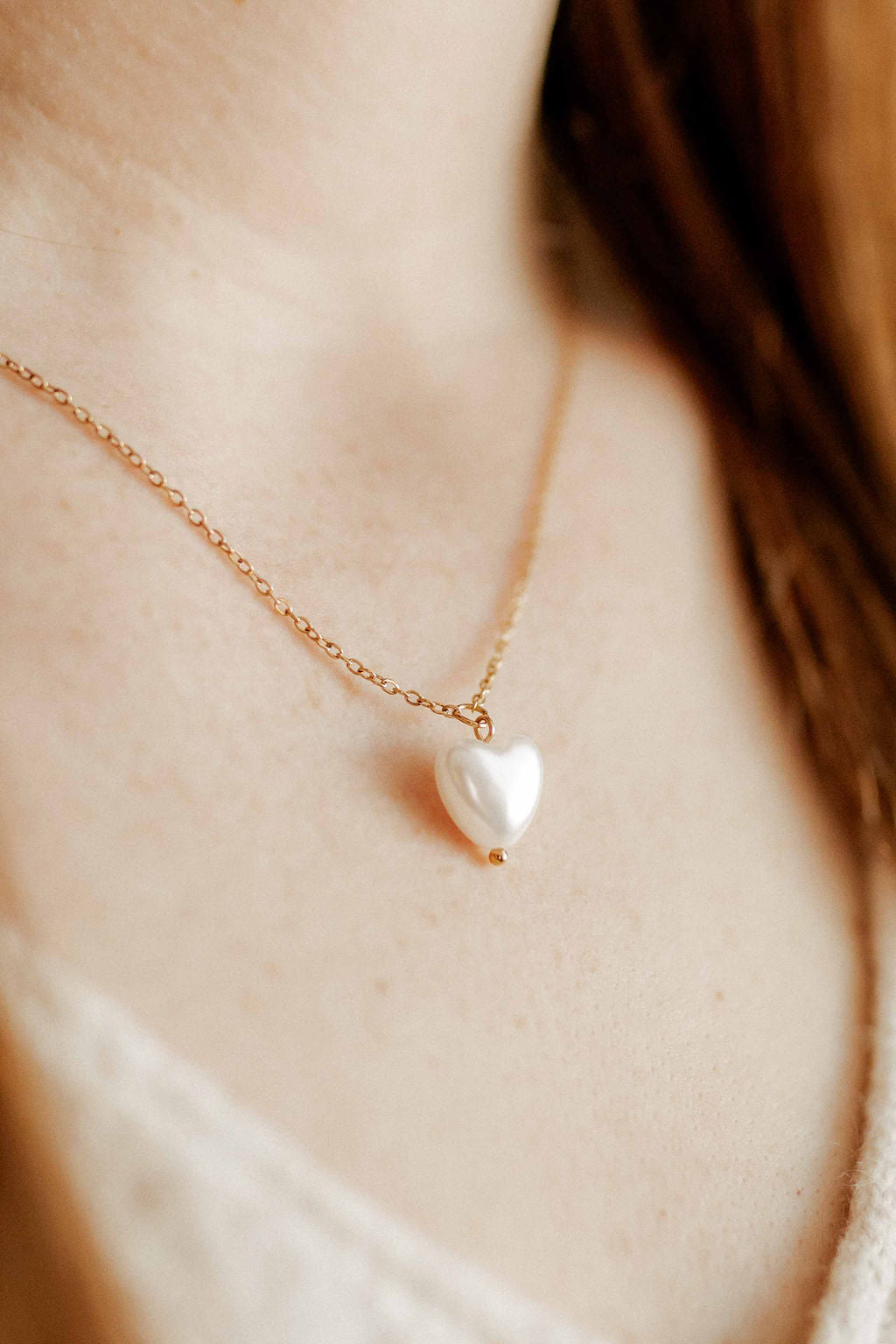 Necklace - Willa Pearl Heart