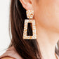 Kennedy Statement Earrings - Desert Sand