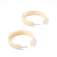 Ashley - Medium Hoop - Champagne Sparkle - Earrings