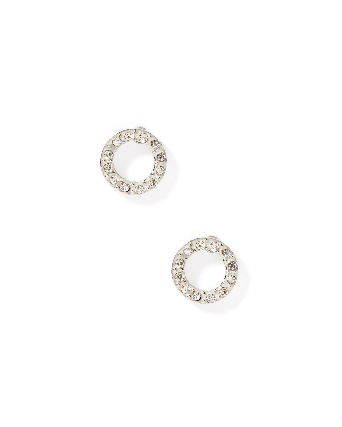 Screwback Stud Earrings - Lainey Silver