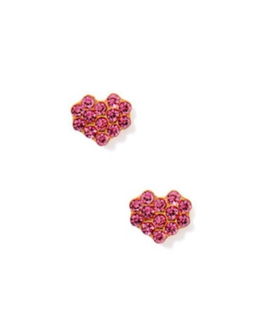 Screwback Stud Earrings - Leo Pink