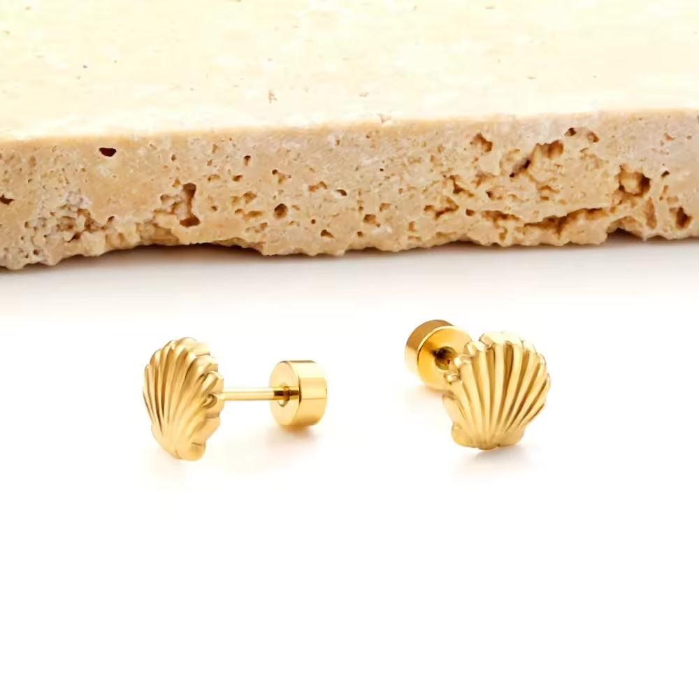 Screwback Stud Earrings - Marina