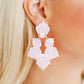 Michelle Statement Earrings - Disco Pink