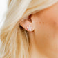 Jenna Stud Earrings - Flower Multi Glitter