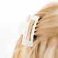 Hair Clip - Kimmy Pearl White