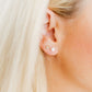 Screwback Stud - Juliet - Clear - 3mm