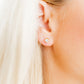 Screwback Stud - Juliet - Clear - 8mm