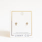 Screwback Stud Earrings - Clara Cross