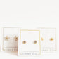 Screwback Stud Earrings - Addison Clear