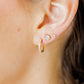 Screwback Stud Earrings - Juliet Clear 5mm