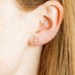 Screwback Stud Earrings - Clara Cross