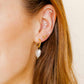 Screwback Stud Earrings - Sadie Bow Gold