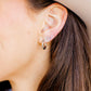 Screwback Stud Earrings - Lainey Silver