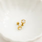 Screwback Stud Earrings - Addison Clear