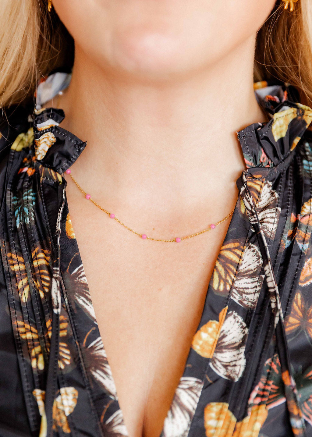 Necklace - Dabney Pink