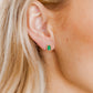 Screwback Stud Earrings - Madison Emerald