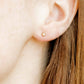 Screwback Stud Earrings - Cooper Clear