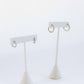 Huggie Earrings - Scarlett Hoop Silver 10mm