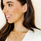 Screwback Stud Earrings - Cooper Clear