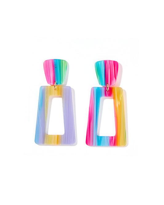 Kennedy Statement Earrings - Fiesta